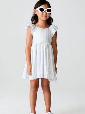 Saltwater Luxe Girls Crocket Mini Dress